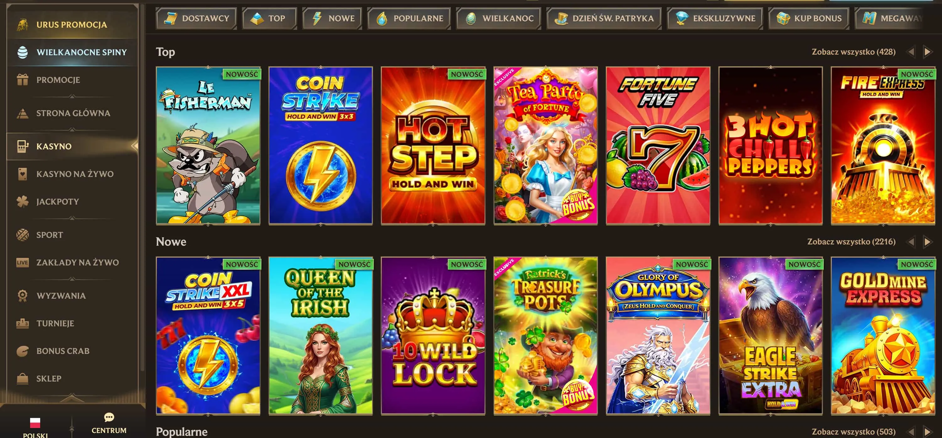 Gry w Realz Casino &ndash; co kryje biblioteka 13 800 tytuł&oacute;w?
